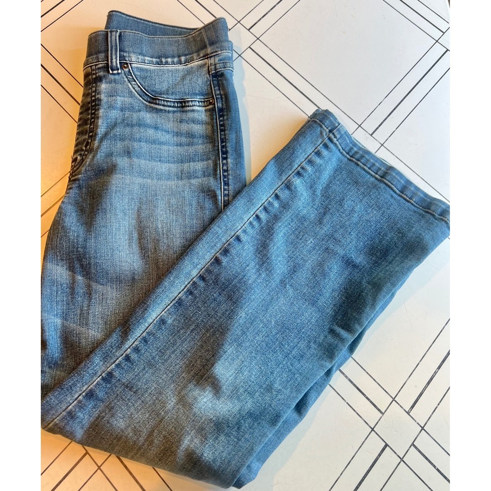 SPANX Pull-On Stretch Straight Leg Vintage Indigo Women's Size Medium